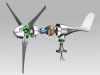 200w small wind turbine generator