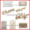 Newest Style Custom Brand Metal Label Logo Plaque For Handbags