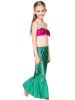 Fashion Design Girl's Swimwear Scale Bikini Set Sea-maid Swimsuits High Quality