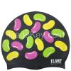 Practical durable popular logo printed custom silicone swim cap