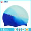 New product best sell 100% silicone colored swim cap