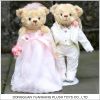 2017 HOT wedding gift plush teddy bear handmade