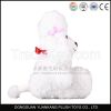 ASTM test standard high quality lifelike plush white lady's dog toy