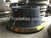 Superior Quality H6800 Bowl Liner Concave Cone Crusher Spare Parts