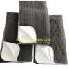Solid air layer sherpa blanket polyester blanket with overlock