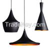 Retro Loft Style Black Aluminum Chandeliers Ceiling Light Fixture