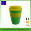 Promotional FDA LFGB quality Cute Reusable 360ml custom printed reusable starbuckss PP coffee cup with silicone lid 