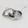 Stainless Steel Nonstick Frying Pan Egg Fry Pan Stainless Steel Cookware 