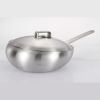 Stainless Steel Cooking Wok Asterclass Premium Cookware Non Stick Kitchenware 