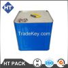 rectangle metal buckets, square small mouth tin pail, seal cover drums