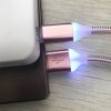 Hot sale led light usb cable for mobile phone charger