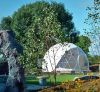 Saudi Arabia 8 Meter Diameter Geodesic Dome Grow Tent With Transparent Roof 