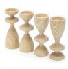 WOODEN CANDLE STANDS