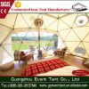 heat system PVC geodesic dome tent for cold area