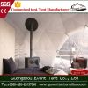 heat system PVC geodesic dome tent for cold area