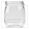 Clear Mason Jar with Wide Mouth Different Shape