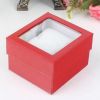 Cardboard gift packaging watch paper box with PVC window