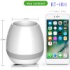 Smart LED Wireless Bluetooth Speaker Music Flower Pot Touch Plant Speaker Wireless Smart Lounspeaker for Anxiety Stress Relief Gift