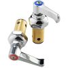 High quality double hole commercial pre-rinse kitchen faucet with pull out spray