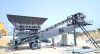 YHZS35 mobile ready mixed concrete batching plant 