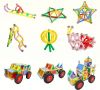 282pcs Magnetic sticks toy DIY building blocks for children funny intelligence magnet puzzle