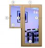 Xingfa Side-hung Doors Series P50B