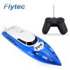 Flytec 2011-15A Blue RC Boat 10KM/H Radio Control Toy Ship Sailing Boat Toys