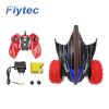 Flytec 015 RC Car 360 Degree Bouncing Rotation Devil Fish Crazy Gyro Truck Rock With Light RTR Red