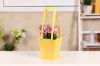 Hexagonal Pattern Waterproof Flower Carry Bag Gift Bag PP Bag with Flat Handles