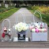 Clear Transprent PP Plastic PVC Flower Packaging Wrapping Gift Bag for Florist Supplies