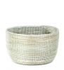 Seagrass coiled basket...