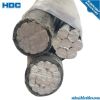 3 core aluminum abc aerial bundle cable Triplex service drop cable