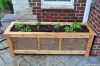 wooden planter box&flower pot