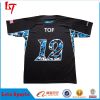 Wholesale custom sublimation full dye printing black baseball tops/jerseys