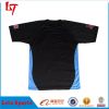 Wholesale custom sublimation full dye printing black baseball tops/jerseys