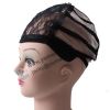 Breathable Wig Cap Hairnet Adjustable Nylon Weaving Mesh Wig Caps With Lace Straps For Making WigÂ 