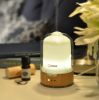 OSUMAN wood and glass yellow warm light ultrasonic essentail oil aroma diffuser N13