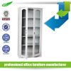 Factory Price office two glass doors metal storage filing cabinets with shelves