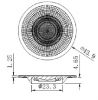 High power led 2835/3030/cob mr16 lens GSH16247