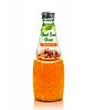 Basil Seed Drink with Fruit Flavor 290ml Glass Bottle