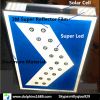 Solar square traffic sign