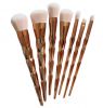 Professional 7PCS Color Mermaid Diamond makeup brushes Eyebrow Eyeliner Blush Blending Contour Foundation Cosmetic Makeup Brush Set DHl Ship