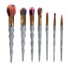 Professional 7PCS Color Mermaid Diamond makeup brushes Eyebrow Eyeliner Blush Blending Contour Foundation Cosmetic Makeup Brush Set DHl Ship