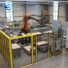 Robot palletizer for cartons and water beverage production lines