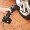 Portable electric car tyre inflator pump / 12v rechargeable cordless air compressor