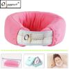 Qsupport Travel Neck Pillow with adjustable sticky fastener, washable cover &amp; Travel Bag, Box Package