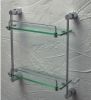 Two-layer glass shelf