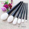 New 6pieces Rose Gold color wood professional makeup brush set, 6pcs Cosmetic Brushes kits