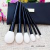 New 6pieces Rose Gold color wood professional makeup brush set, 6pcs Cosmetic Brushes kits