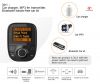 Bluetooth 3.0 Carkit LD002 MP3 player Car Charger with FM transmitter support micro SD card and USB disk Bluetooth Handsfree carkit